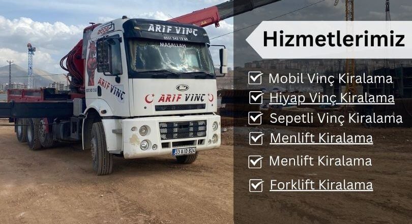 MALATYA VİNÇ Kİralama