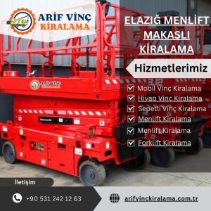 elazığ makaslı platform kiralama