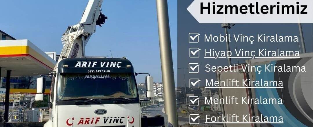 Elazığ vinç kiralama